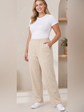 Mondetta Tan Fleece Pants Women’s XXL NWT